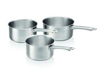 Beka 12904654 Starter Série De 3 Casseroles En Acier Inoxydable 16/20 Cm