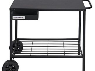 Campingaz Chariot Universel Pour Plancha à Poser Avec 2 Roues Acier Noir L82 X P46 X H73cm