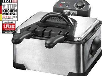 Clatronic Fr 3195 Friteuse Acier Inox 2 Boites Amovible 4 L 2000 W