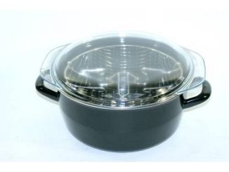 Friteuse Baumalu 26 Cm 5 L Noire Email Induction A12 3554