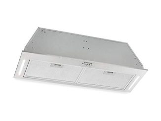 Klarstein Down Under Hotte Aspirante, Encastré, 90cm, 590 M³/h D'air évacué, Puissance Moteur 190w En 3 Niveaux, Led, Acier Inoxydable Brossé, 61 Db Silencieux, Argent
