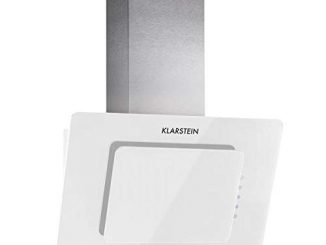 Klarstein Lorea Hotte Aspirante, Puissance Maximale : 280 M³/h, Commande Tactile, 60 Cm De Large, Éclairage, 60 Db, Trois Niveaux, Filtre à Graisse, Blanc