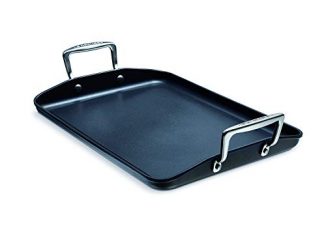 Le Creuset 96700434000000 Plancha Géante 34 X 25 Cm, Fonte D'aluminium, Noir, 35