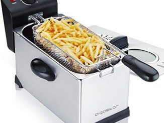 Aigostar Ushas 30hez Friteuse En Acier Inoxydable De Type 304. 2200w, Capacite De 3l. Cuve Amovible Pour Vider L'huile. 100% Sans Bpa Avec Grande Fenetre De Vue. Design Exclusif.