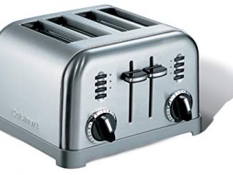 Cuisinart Cpt180e Toaster 4 Fentes Extra Larges, 1800 W, Acier Brossé