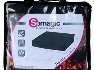 Somagic 485843 Housse De Plancha 2 Feux 67 X 47 X 21,5 Cm