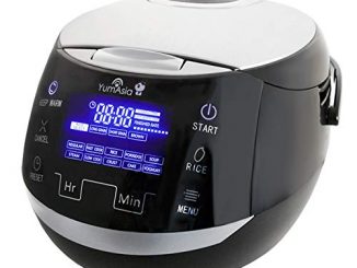 Yum Asia Sakura Cuiseur à Riz Avec Bol En Céramique Et Micom Fuzzy Logic (yum En15) 6 Fonctions De Cuisson Au Riz, 6 Fonctions Multicuiseurs, écran Led Motouch (1,5 Litre) 220 240v (noir Et Argent)